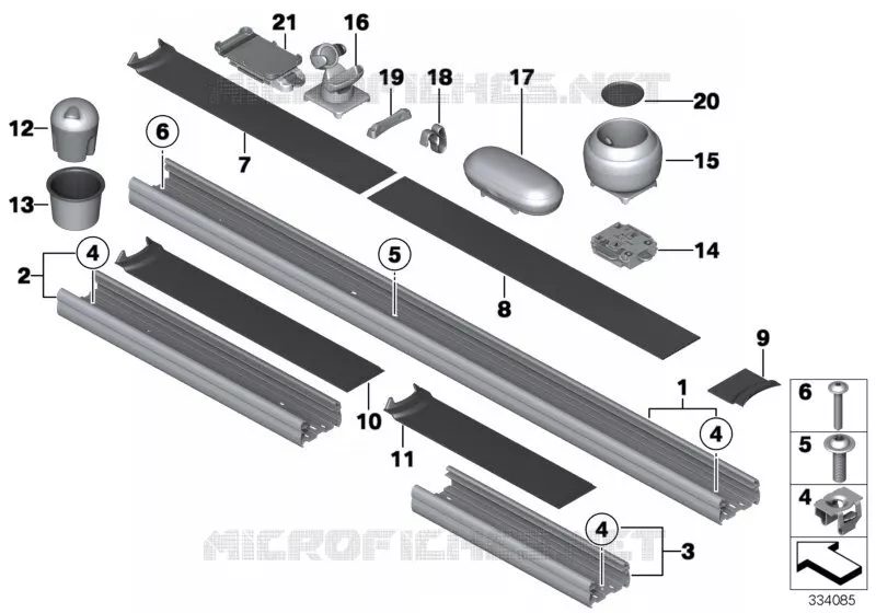 Elément rapporté console centrale MINI MINI COOPER 2010 Cooper N Cooper