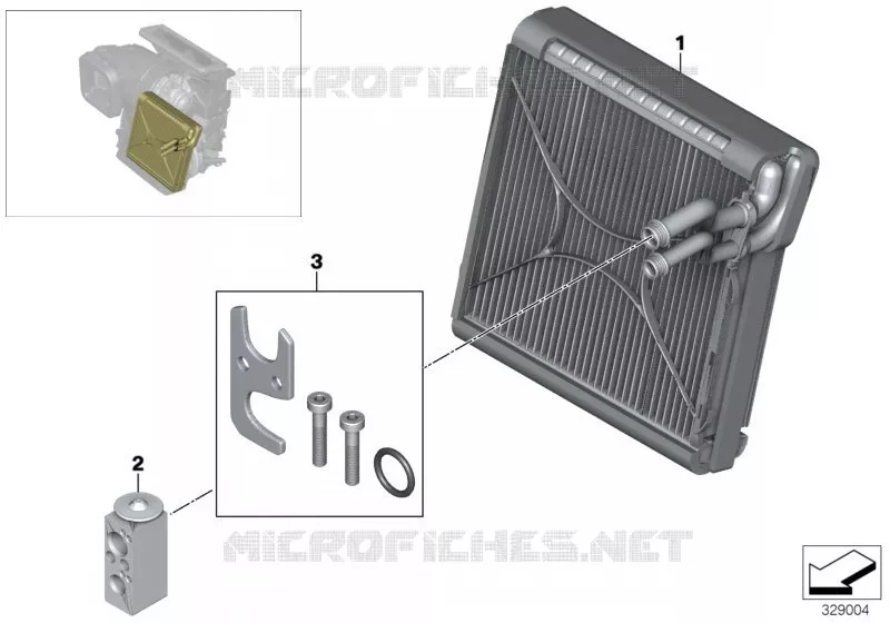 Evaporateur / Soupape vase dexpansion MINI MINI COOPER S 2016 Cooper S N Cooper S