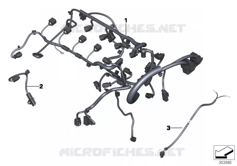 Faisceau soupape dinjection/allumage MINI MINI COOPER 2006 Cooper N Cooper