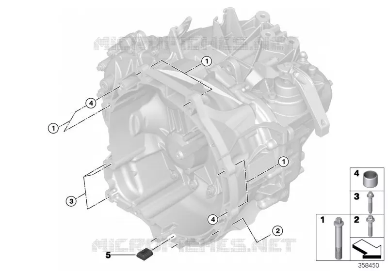 Fixation / suspension 7DCT300 MINI MINI ONE D 2017 One D N One D