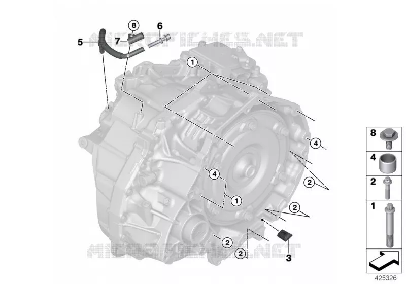 GA8F22AW BV fixation/éléments rapportés MINI MINI COOPER SD 2016 Cooper SD N Cooper SD