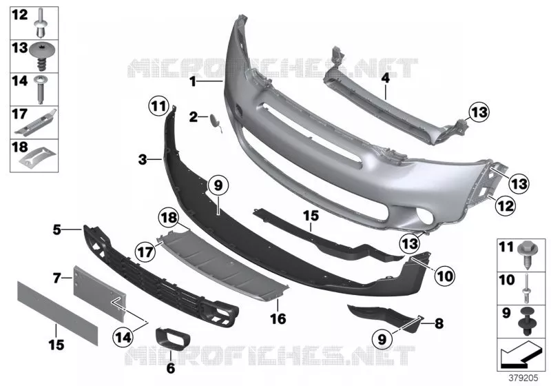 Garniture avant MINI MINI COOPER S 2010 Cooper S N Cooper S