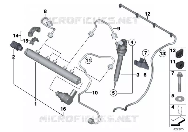 Iniettore - Ricambi Usati MINI MINI COOPER D 2012 Cooper D 2.0 N Cooper D 2.0