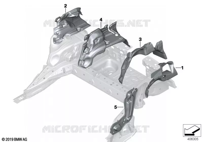 Insonorisation arriere MINI MINI COOPER SD 2016 Cooper SD N Cooper SD