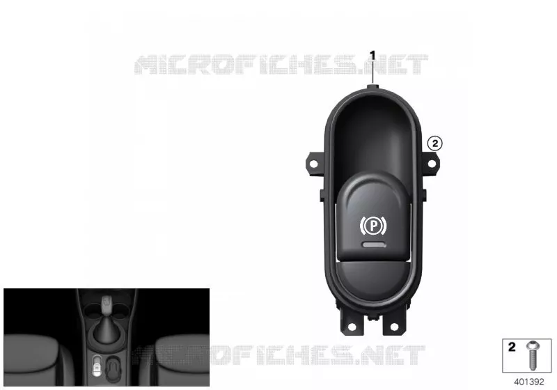 Interrupteur frein de stationnement MINI MINI ONE 2016 One N One