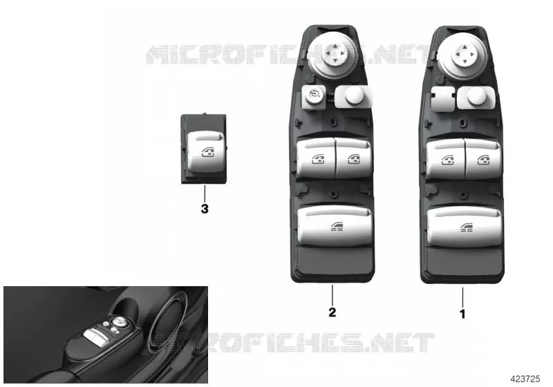 Interrupteur leve-glace MINI MINI COOPER SD 2015 Cooper SD N Cooper SD
