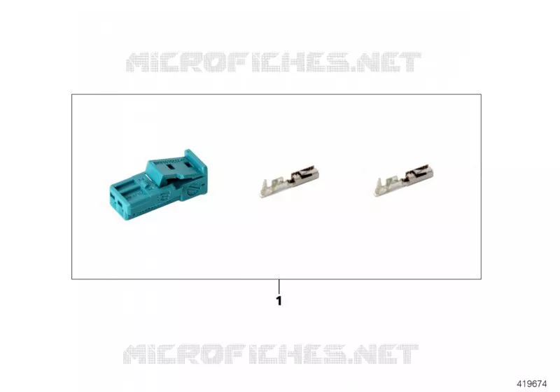 Kit de rép. boîtier femelle 2 pôles MINI MINI ONE 2006 One N One