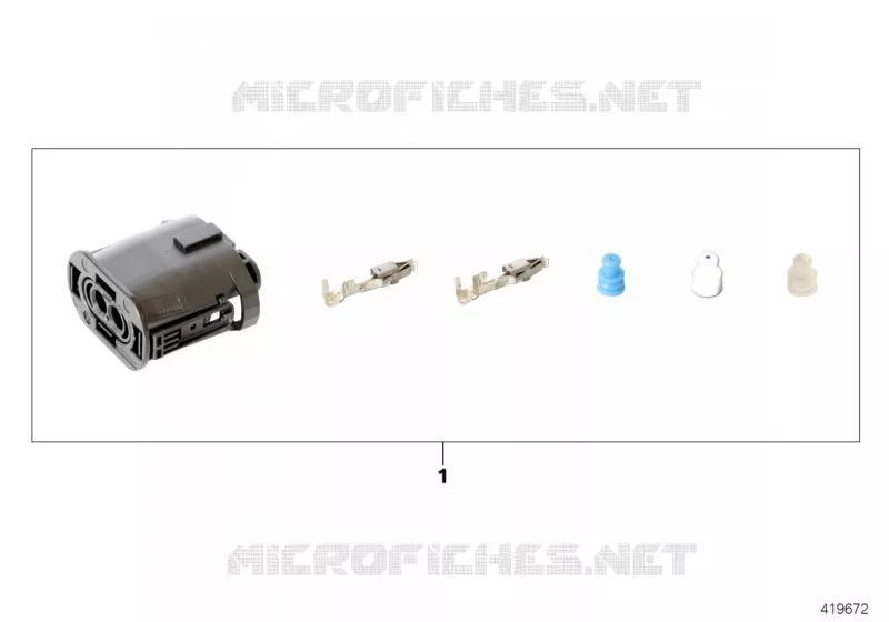 Kit de rép. boîtier femelle 2 pôles MINI MINI ONE FIRST 2013 One First N One First