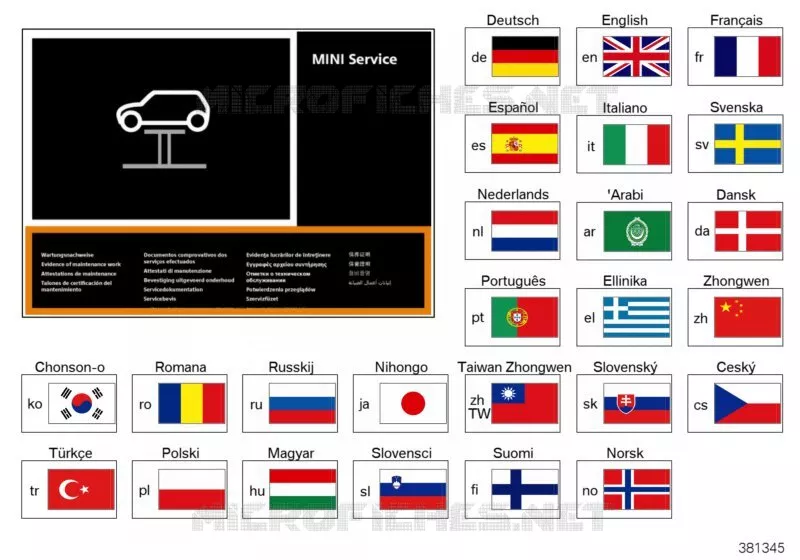 Livret de service MINI MINI MINI COOPER 2011 Cooper N Cooper