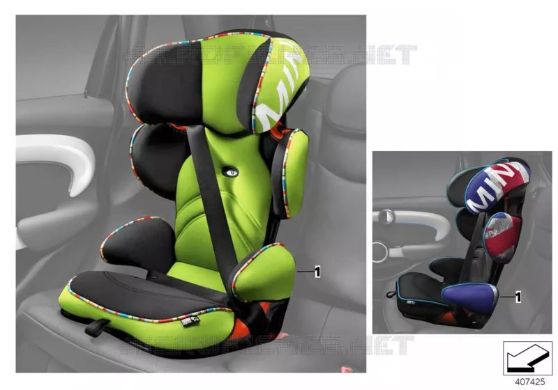 MINI Junior Seat 2/3 MINI MINI COOPER 2016 Cooper N Cooper