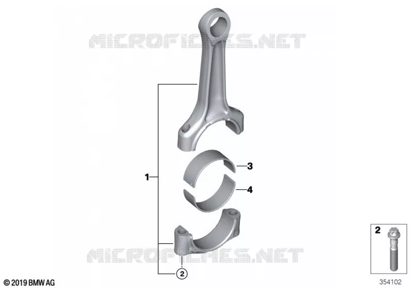 Mécanisme dembiellage - Bielle MINI MINI COOPER D 2014 Cooper D N Cooper D