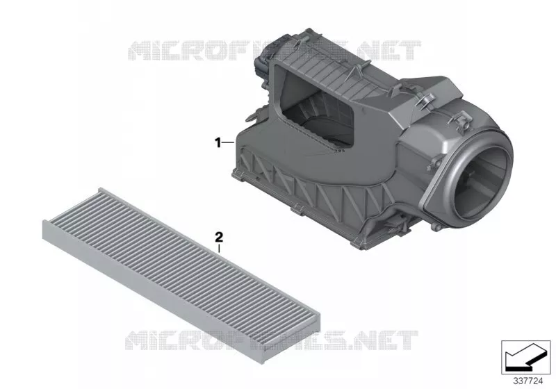 Microfiltre/pièces de carter MINI MINI COOPER D 2009 Cooper D 1.6 N Cooper D 1.6