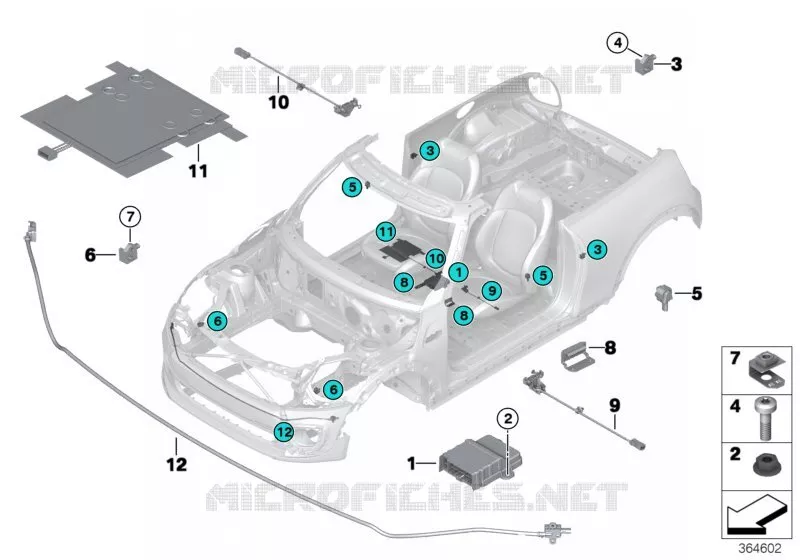 Pièces électriques dairbag MINI MINI ONE D 2015 One D N One D