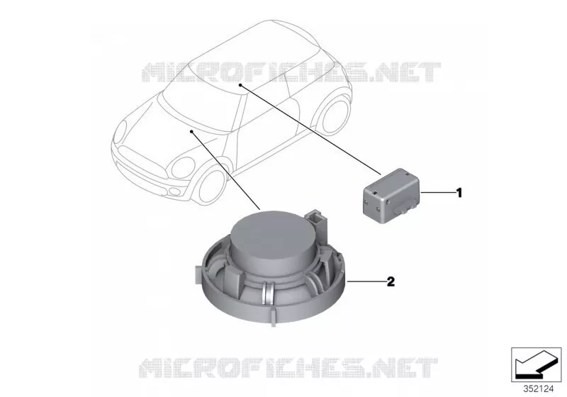 Pièces pour système mains-libres MINI MINI COOPER 2016 Cooper N Cooper