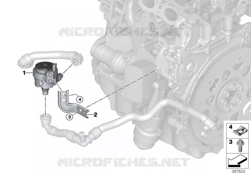 Pompe à eau électrique / fixation MINI MINI COOPER 2016 Cooper N Cooper