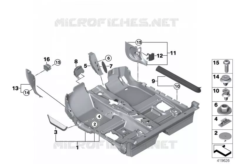 Revetement de SOL MINI MINI COOPER SD 2015 Cooper SD N Cooper SD
