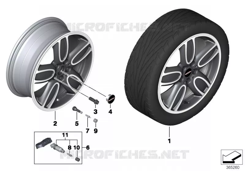 Roue all. MINI CupSpoke 2-Tone 563-18\ MINI MINI ONE FIRST 2014 One First N One First