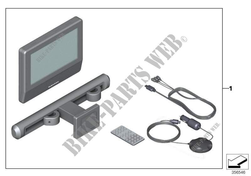 Système DVD Tablet Single pour MINI Cooper ALL4 de 2012