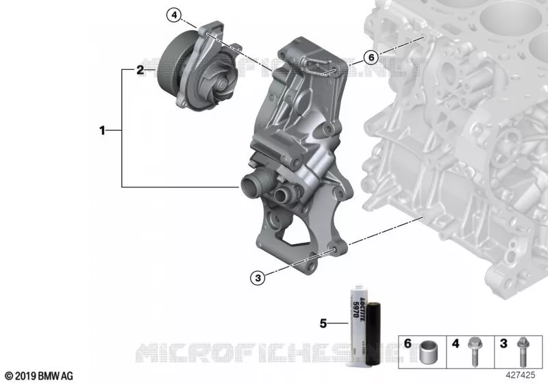 Syst.refroid. - pompe liquide/Thermostat MINI MINI ONE FIRST 2013 One First N One First