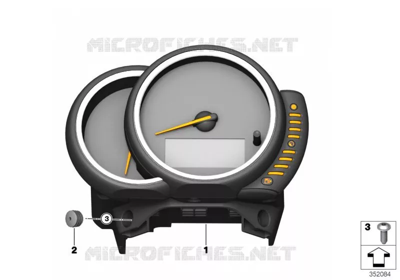 Tableau de bord MINI MINI COOPER D 2016 Cooper D ALL4 N Cooper D ALL4
