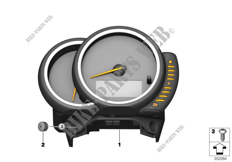 Tableau de bord pour MINI Cooper SD de 2014