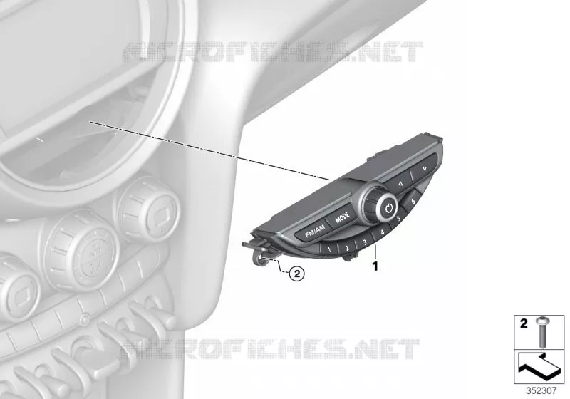 Unité de commande audio MINI MINI COOPER D 2015 Cooper D N Cooper D