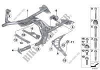 Cadre aux. avant / bras de suspension pour MINI Cooper ALL4 de 2012