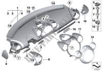 Habillage tableau de bord pour MINI Cooper ALL4 de 2012