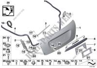 Pieces de couvercle de coffre ar pour MINI Cooper D 2.0 de 2010