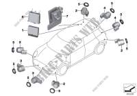 Système daide au stationnement (PDC) pour MINI Cooper S de 2017