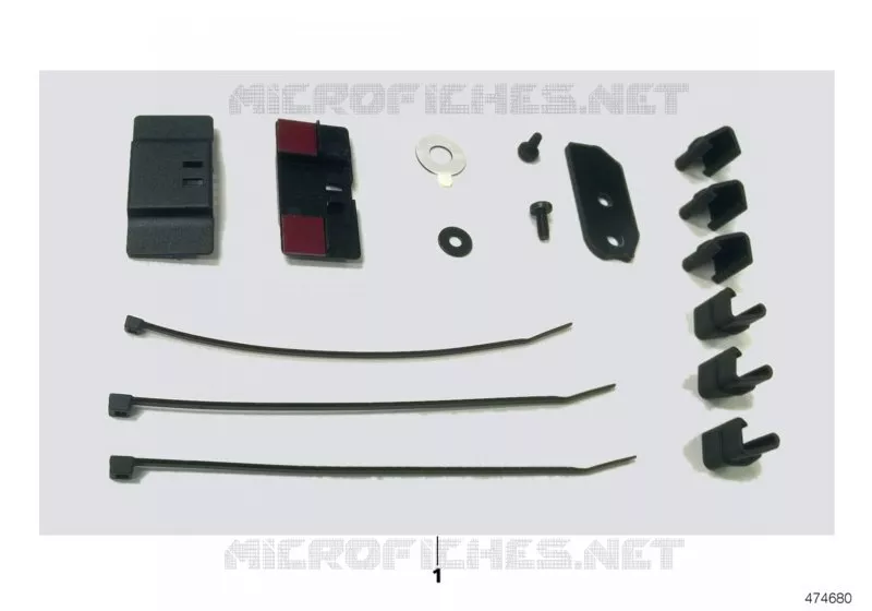 2759433 - Befestigungssatz Kabelbaum MINI MINI COOPER 2011 Cooper N Cooper