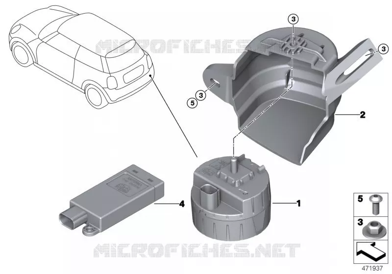 Alarme antivol MINI MINI ONE 2014 One N One