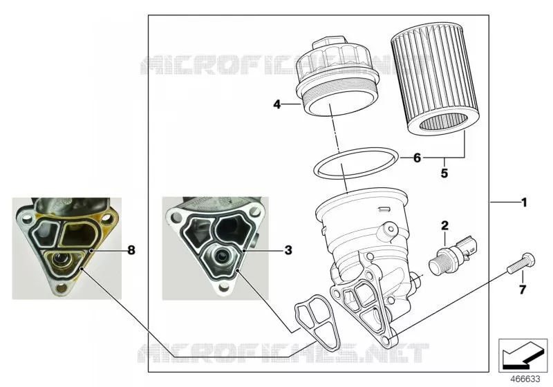 Alimentation dhuile-Filtre à huile MINI MINI COOPER S 2000 Cooper S N Cooper S