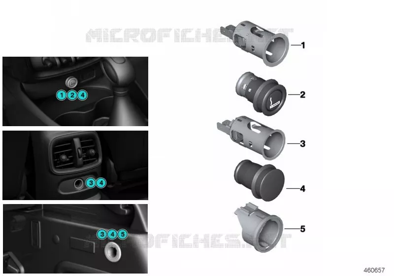 Allume-cigares / prises MINI MINI COOPER SD 2017 Cooper SD ALL4 N Cooper SD ALL4