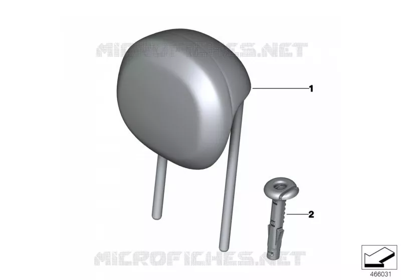 Appuie-tête siège arrière MINI MINI ONE 2016 One N One