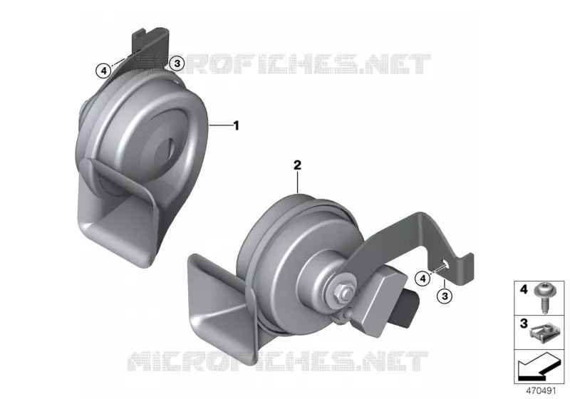 Avertisseur sonore MINI MINI ONE D 2017 One D N One D