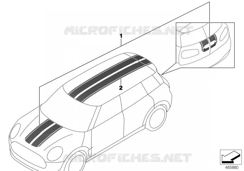 Bandes sport MINI MINI COOPER D 2018 Cooper D N Cooper D