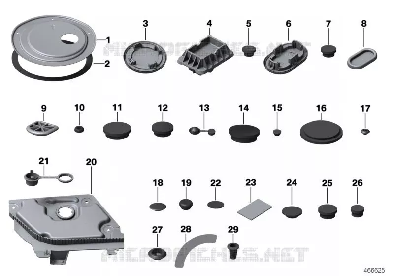 Bouchon de fermeture/obturateur MINI MINI COOPER SD 2013 Cooper SD N Cooper SD