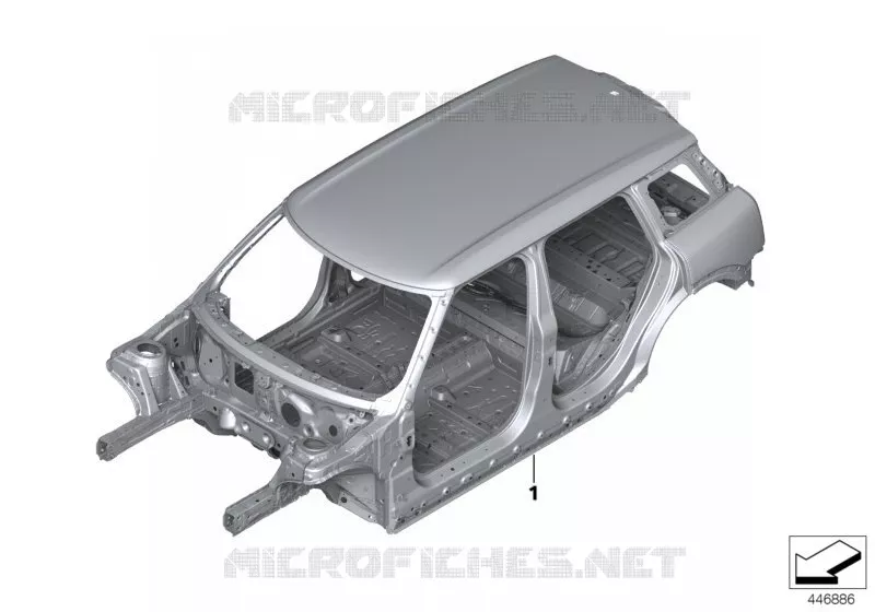 Caisse de carrosserie MINI MINI COOPER SD 2015 Cooper SD N Cooper SD