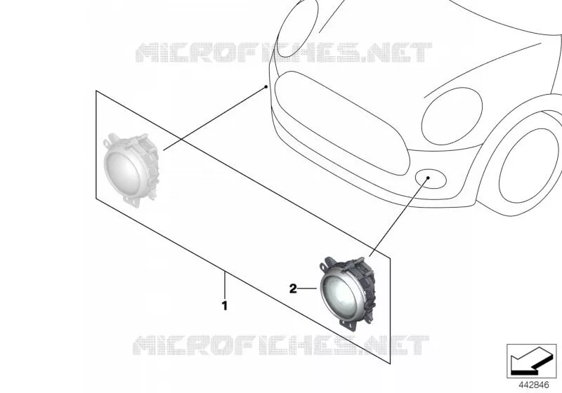 Eclairage de jour à LED MINI MINI MINI ONE 2017 One N One