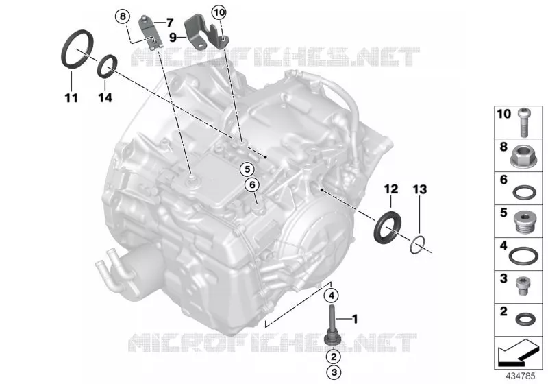 GA8F22AW éléments rapportés/joints MINI MINI COOPER SD 2016 Cooper SD N Cooper SD