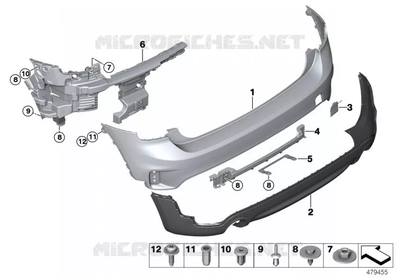 Garniture arrière MINI MINI COOPER SD 2016 Cooper SD N Cooper SD