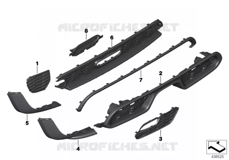 Habillage Aérokit éléments décor. arr. MINI MINI COOPER SD 2014 Cooper SD N Cooper SD