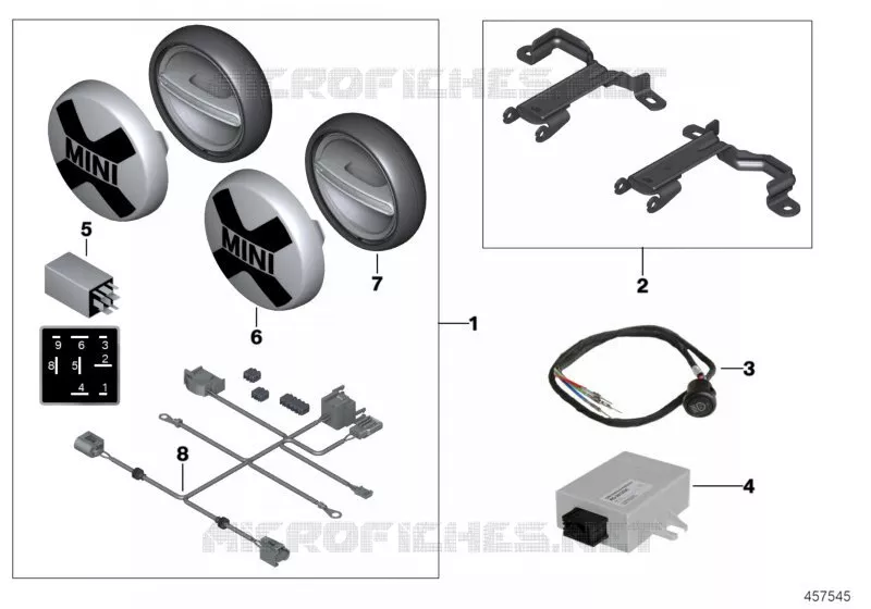 Kit Projecteurs Additionnels MINI MINI ONE D 2014 One D N One D