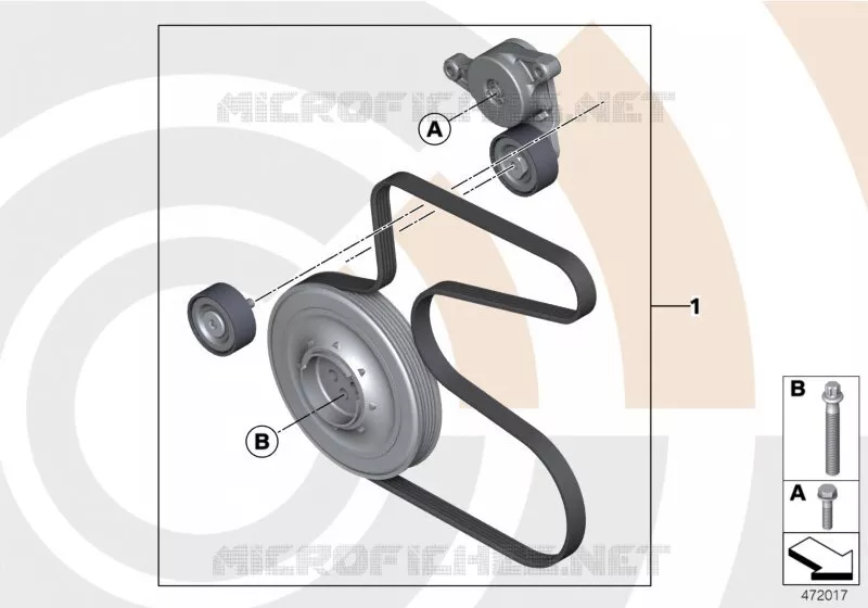 Kit rép. transmiss. courroie Value Line MINI MINI ONE D 2009 One D N One D