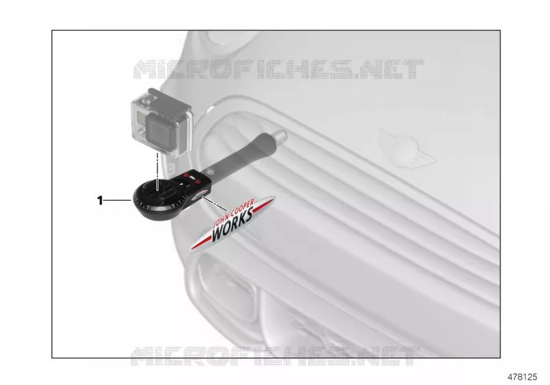 MINI fixation Action-Cam MINI MINI ONE 2003 One N One
