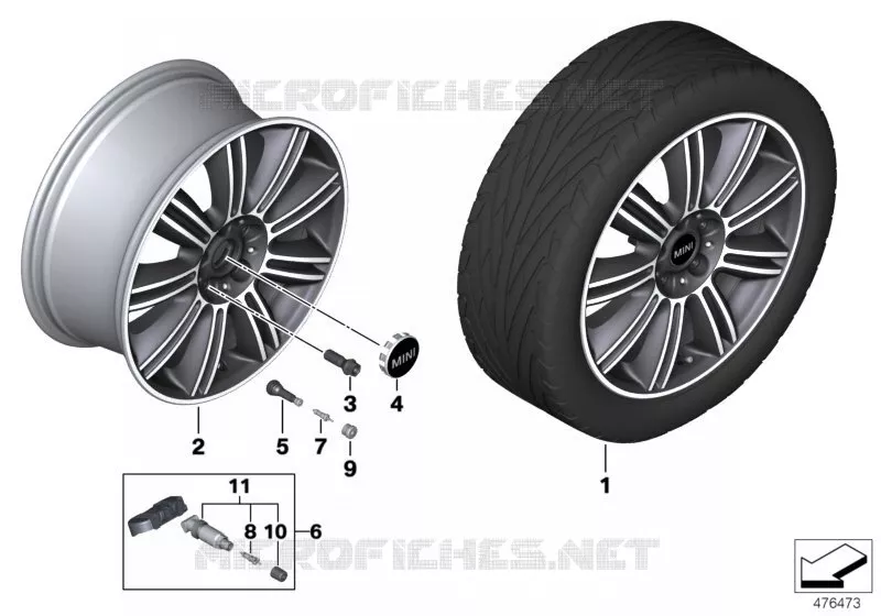 MINI roue AL Yours Masterpiece 524 - 18