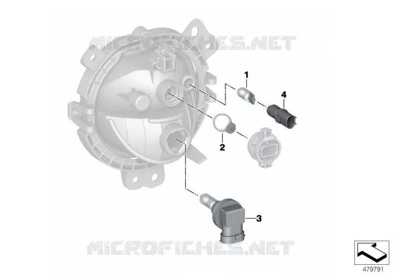 Pièces dét. projecteur pare-chocs MINI MINI COOPER SE 2015 Cooper SE ALL4 N Cooper SE ALL4