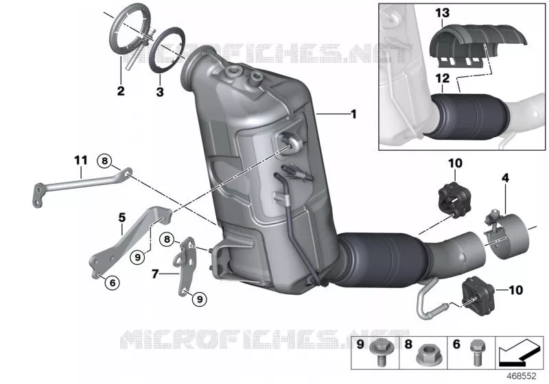 Pot catalytique/Filtre particules Diesel MINI MINI COOPER SD 2016 Cooper SD ALL4 N Cooper SD ALL4