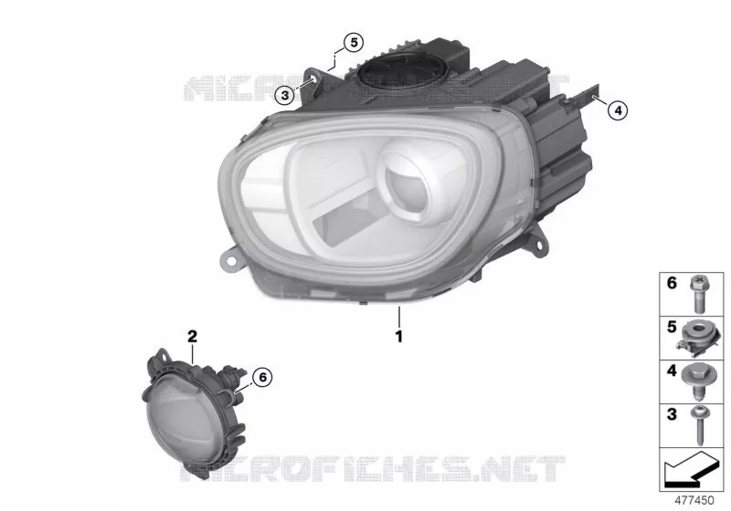 Projecteur MINI MINI COOPER SD 2015 Cooper SD N Cooper SD